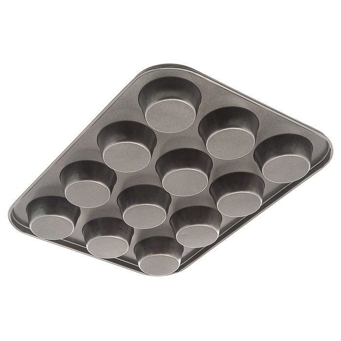 Non Stick 12 Cup Muffin Pan - Bakeware - Cupcake Tray - Carbon Steel N3