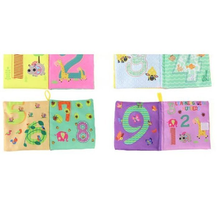 Picture Cognize Book，BeautyVan Soft New Cloth Baby Intelligence Development Learn Picture Cognize Book (A) N10