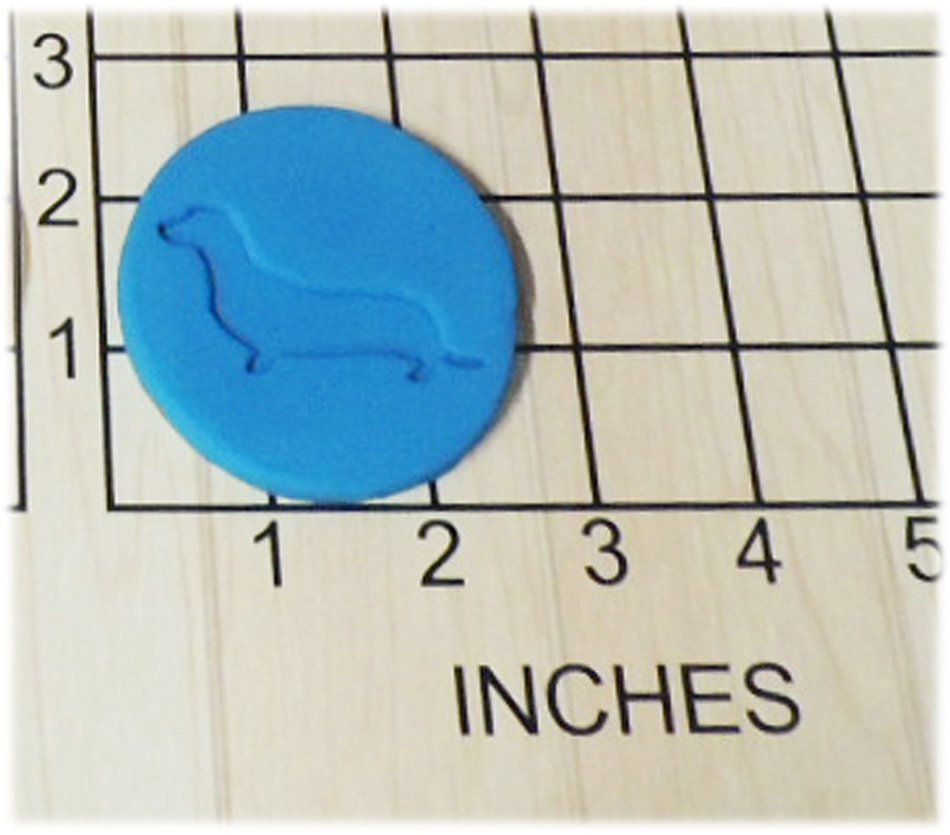 Dachshund Dog Shaped Cookie Cutter and Stamp #1227 N2