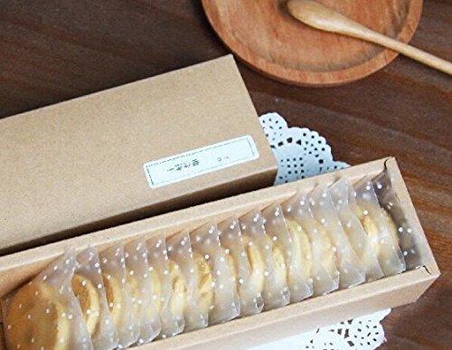 ONOR-Tech 100 PCS Lovely Cute Bowknot OPP Self Adhesive Cookie Bakery Candy Biscuit Roasting Treat Gift DIY Plastic... N39