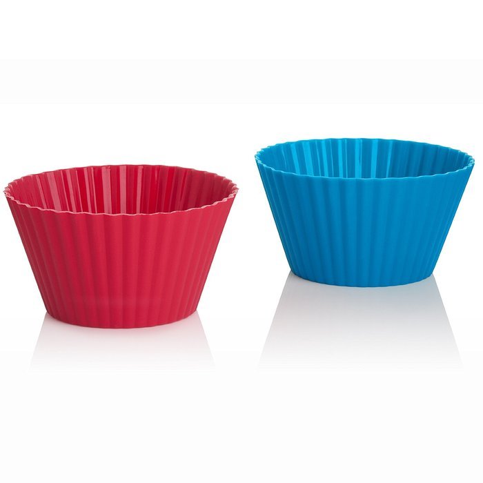Trudeau Silicone Muffin Cups, X-Large 6 ounce , Set of 4 N2