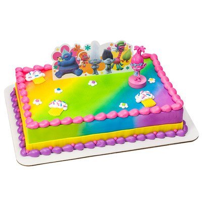Trolls Poppy Show Me a Smile Cake Topper
