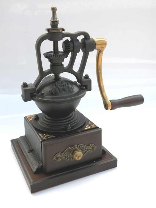 "Eagle iRoot" Creative Manual Coffee Grinder-Jiale Dark Brown Walnut Coffee Mill 22cm/8.75 - R07 Coffee Mills... N3