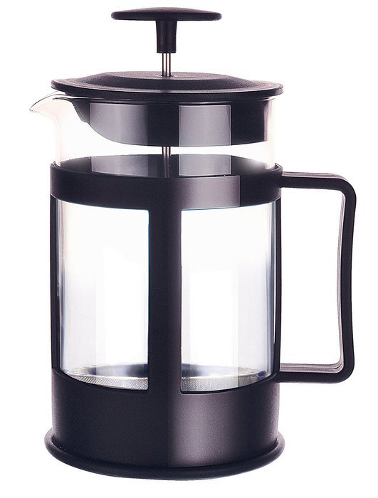 Sierra Black 6 Cup Glass French Coffee Press (24 oz Capacity)