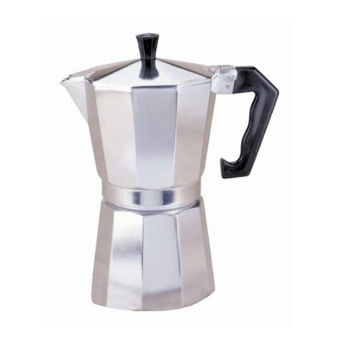 Stove Top Espresso Cuban Coffee Maker pot Cappuccino Latte 3 Cup Cafetera Cubana N2