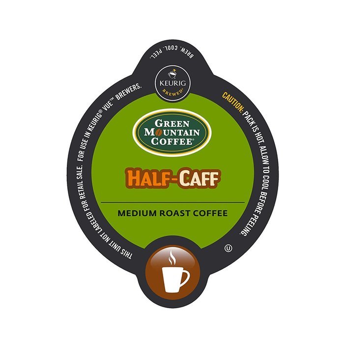 Vue 16-Count Green Mountain Coffee Half-Caff Coffee for Keurig Brewers