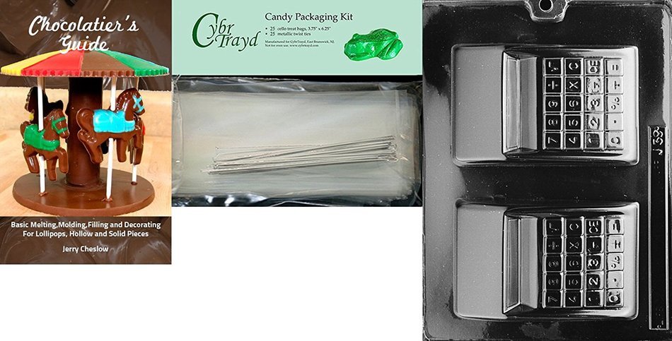 Cybrtrayd J039 Calculator Jobs Chocolate Candy Mold N4