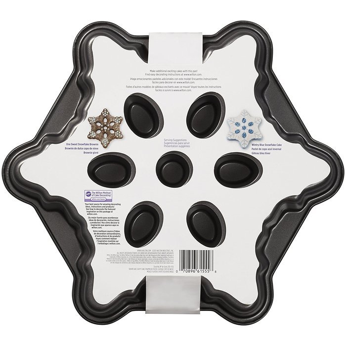 Wilton 2105-1555 Christmas Snowflake Cake Pan N4
