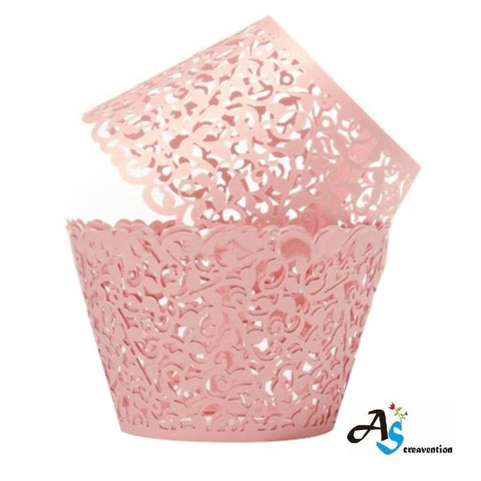 A&S Creavention Vine Cupcake Holders Filigree Vine Designed Decor Wrapper Wraps Cupcake Muffin Paper Holders -... N20
