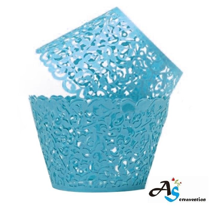 A&S Creavention Vine Cupcake Holders Filigree Vine Designed Decor Wrapper Wraps Cupcake Muffin Paper Holders -... N22