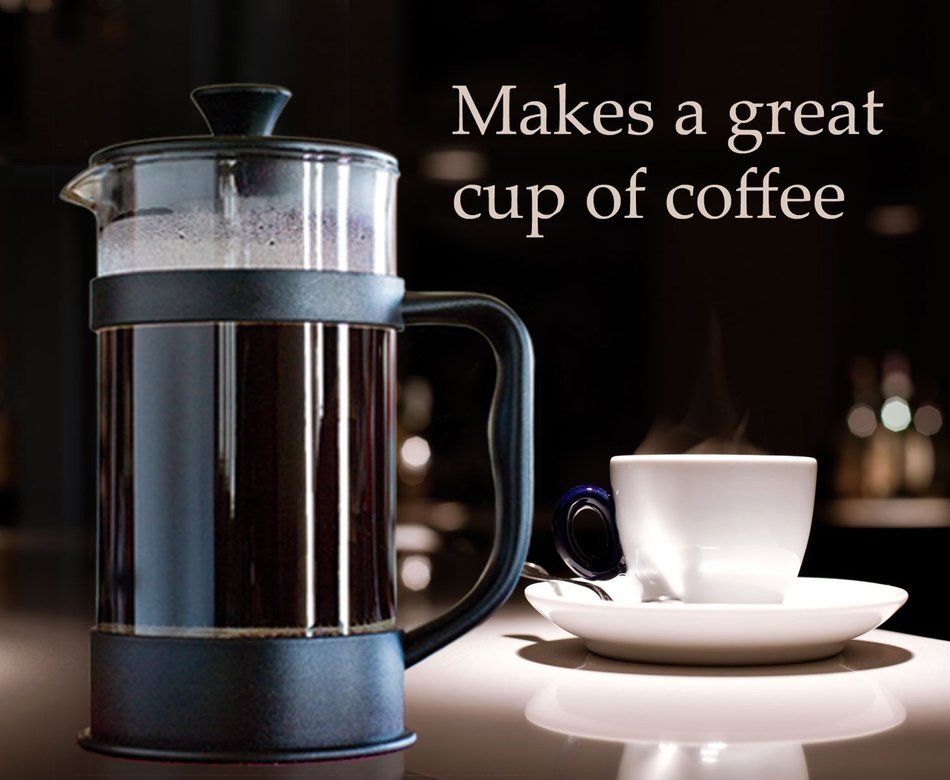 French Press by Chapi Cafe for Coffee and Tea - Coffee Maker - 34 Ounces - 4 Cups N7