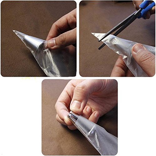 Crazydeal Hot 100Pcs Disposable Icing Piping Cake Pastry Tip Cupcake Decorating Bags Tool N4