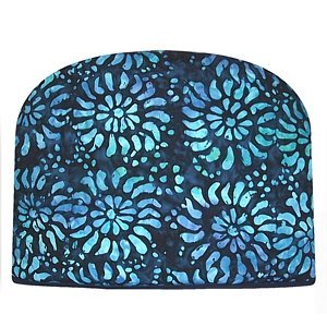 Tea Cosy Batik Blue Tea Cozy Double Insulated Tea Cozy Blue Moon Tea Cozy N3