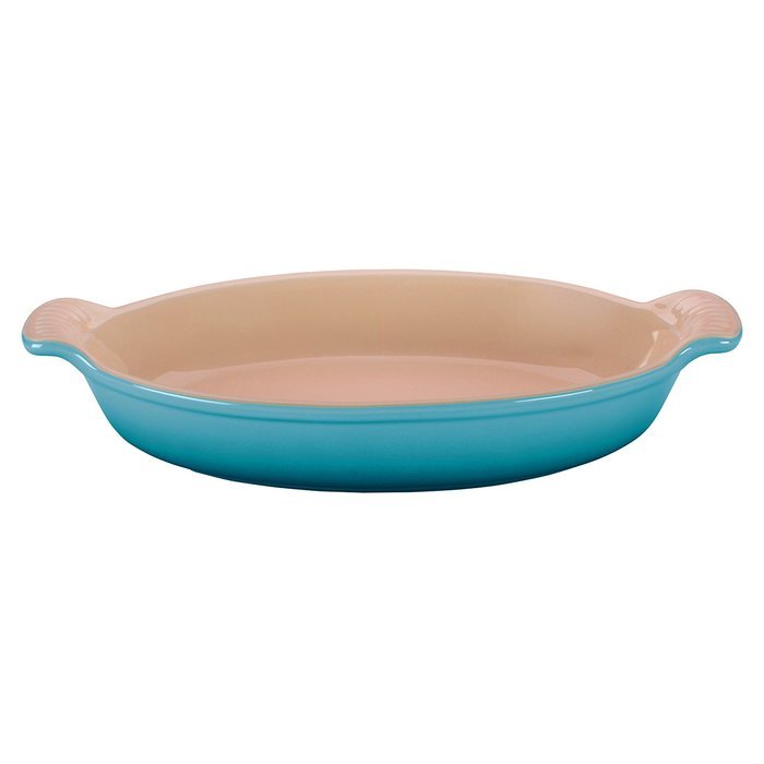 Heritage Oval Au Gratin Dish Size: 11.25", Color: Caribbean