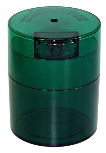 Tightvac TV2-CGT - 1/2 oz to 3 ounce Vacuum Sealed Container Green Tint