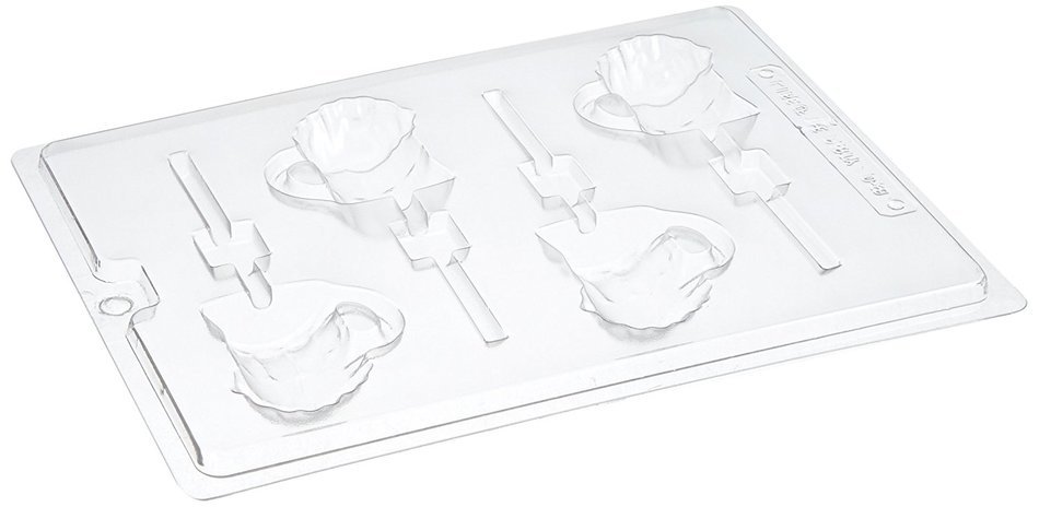 Cybrtrayd D098 Beer Mug Lolly Chocolate Candy Mold with Exclusive Cybrtrayd Copyrighted Chocolate Molding Instructions N7