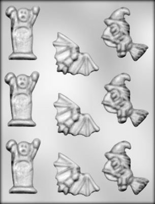 CK Products Bat, Ghost, Witch Chocolate Mold