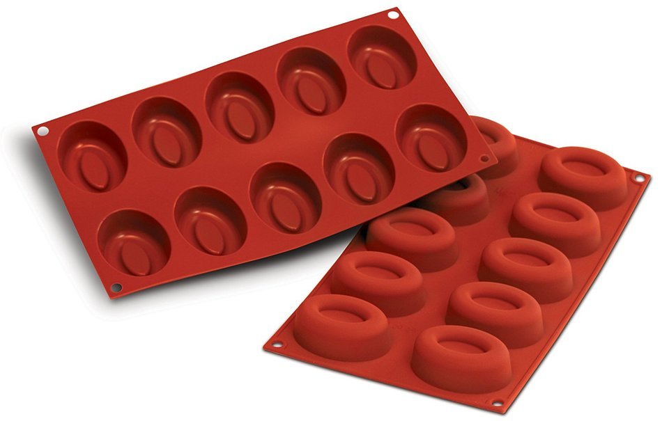 Silicone Oval Savarin Small 10 Cavities