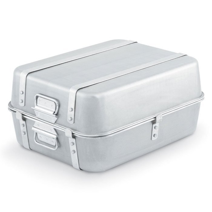 Wear-Ever Aluminum 23.25 Qt Double Roaster Set w/ Straps
