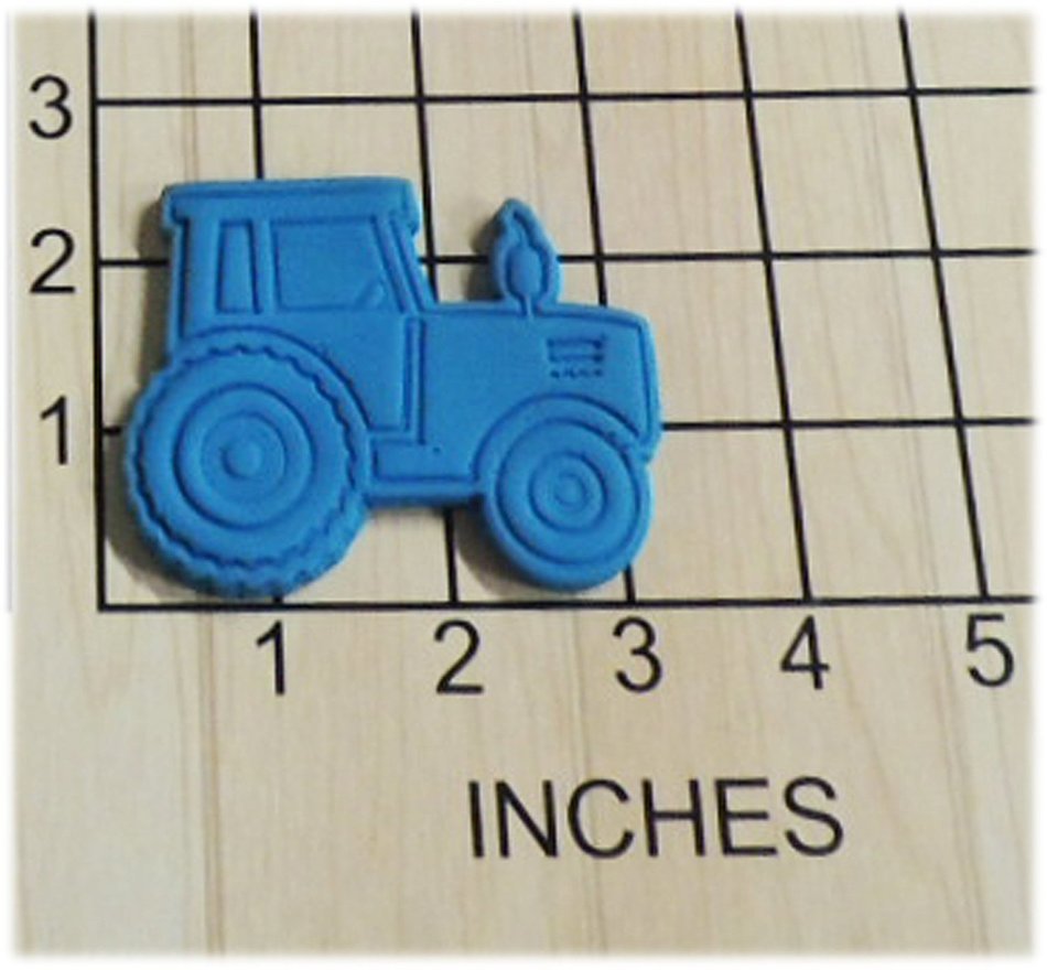 Farming Tractor Shaped Cookie Cutter and Stamp #1271 N2