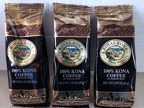 Royal Kona 100% Kona Coffee 3-Pack Gift Set N3