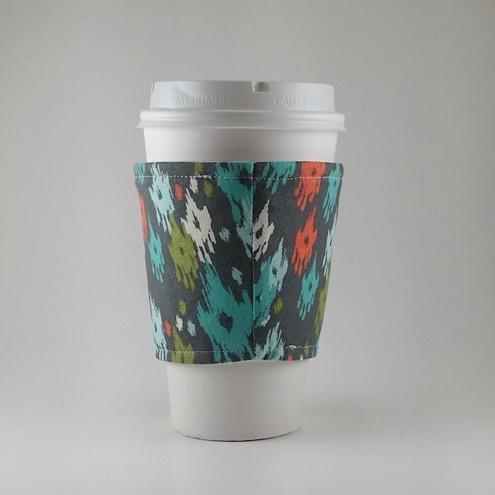Reusable Cup Cozy, Coffee Cup Sleeve N2