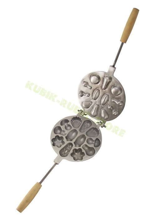 Metal Mold - Sweet Russian Cakes Oreshki Vintage Ussr
