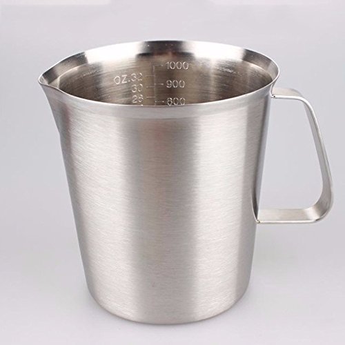 Lautechco Durable Stainless Steel Digital Measuring Cup Scale Measure Cup Kitchen Kitchenware Tools (500ml / 16... N3