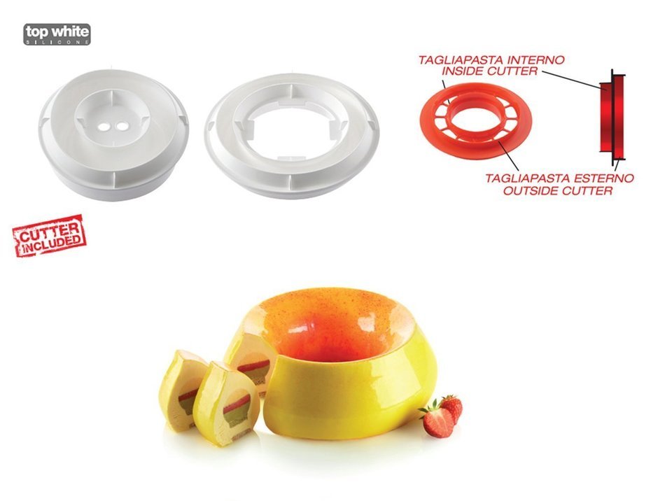 Silikomart Professional "Kit Flame" Silicone Mold