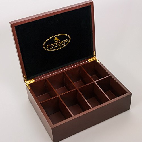 Beautiful Wooden Lacquer Box. Still Life Tea Bag Storage Box. N7