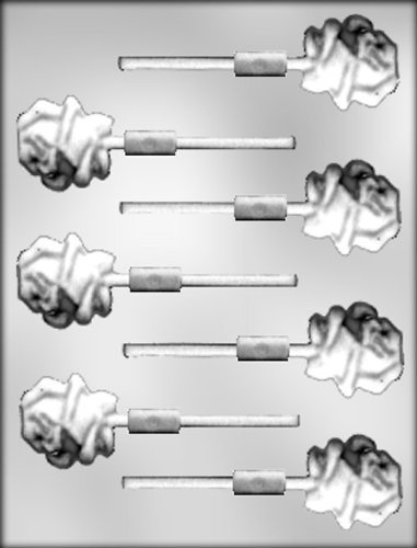 CK Products 1-1/2-Inch Rose Sucker Chocolate Mold N2