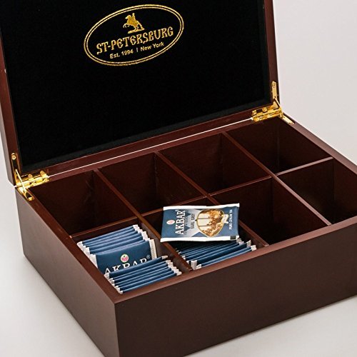 Beautiful Wooden Lacquer Box. Still Life Tea Bag Storage Box. N8