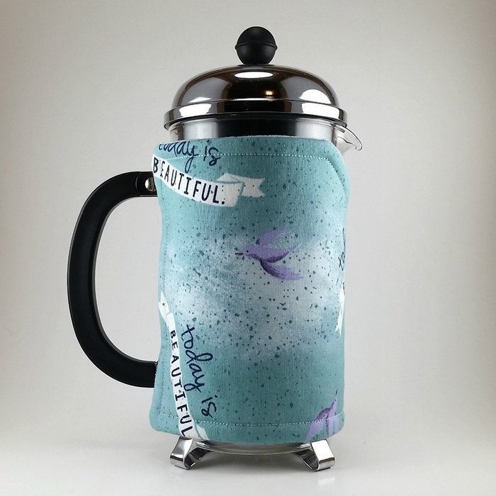 Inspired Message, French Press Cozy Cover, 8 cup N5