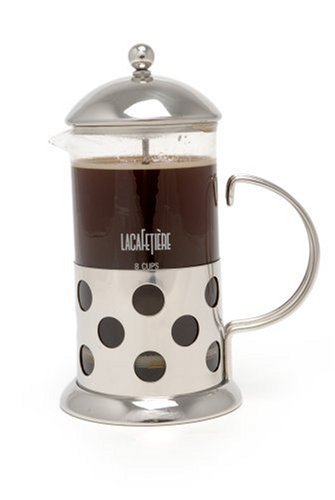 La Cafetiere Santos 3-Cup French Press (Chrome) N2