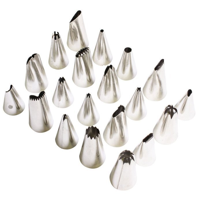 20 Icing Piping Decorating Nozzle Set Cooking Baking by Kurtzy TM N4