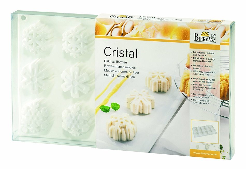 Birkmann Snowflake Silicone Muffin Mould- Mini- 15 Cup N3