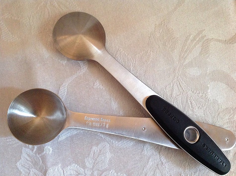 STARBUCKS Stainless Steel Coffee Espresso Tea LEVELER Scoop Spoon 1.5 TBS tbsp