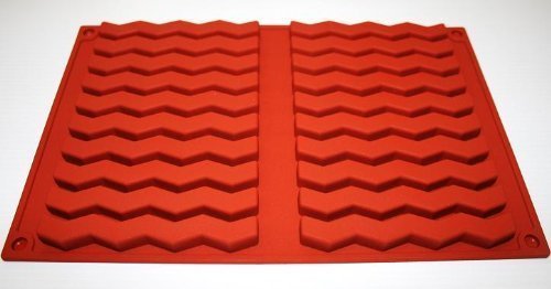 Silicone Zig Zag, 20 Cavities