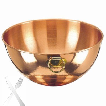 10-1/2'' Solid Copper Beating Bowl, 4-1/2 Qt. - Case of 6 (1 Case/Unit)