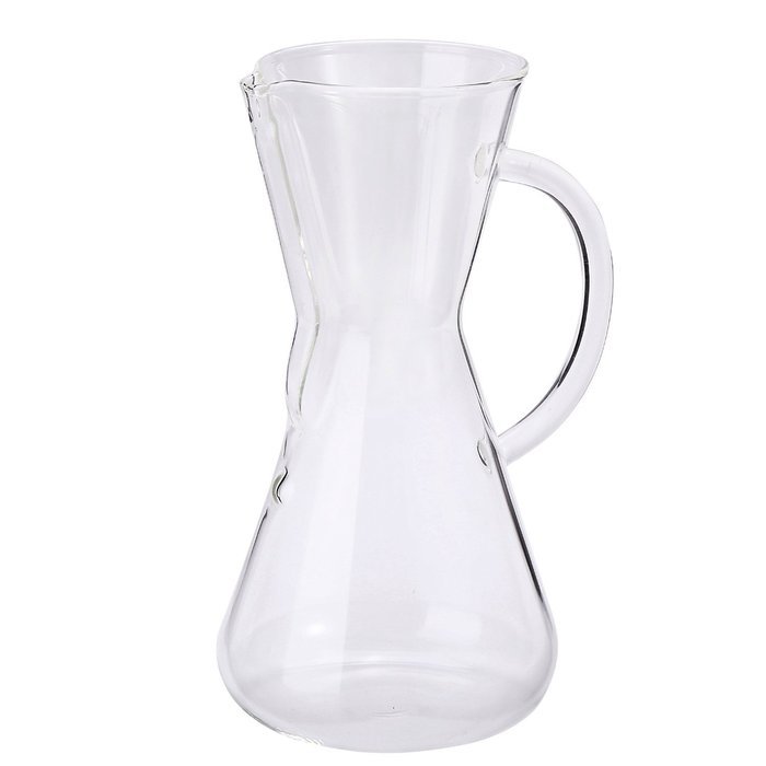 Hand Drip Coffee Maker 500ml 17oz Thickened Heat Resist Glass Pour Over Drip Pot Tea Server with Handle N2