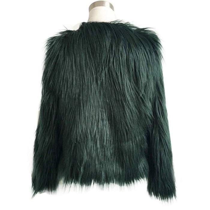 Outerwear,Morecome Womens Warm Faux Fur Fox Coat Jacket Parka Coat N9