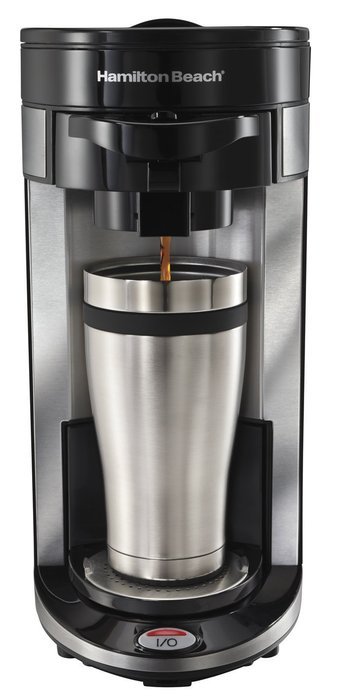 Hamilton Beach 49995R FlexBrew Single Serve Coffeemaker & Personal Blender Combo N5
