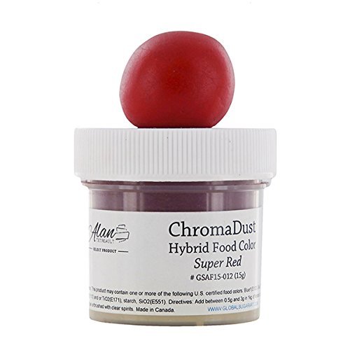ChromaDust Hybrid Food Color Super Red, 15 Grams by Chef Alan Tetreault N2