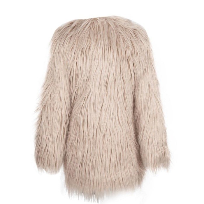 Outerwear,Morecome Womens Warm Faux Fur Fox Coat Jacket Parka Coat N14