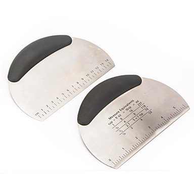 Y&XL&H Semicircle Stainless Steel Dough Pastry Cutter Chopper (Random Color) N5