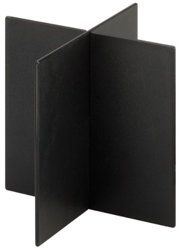 Rattleware 82355 5-Inch Divided Snap Bin, Black N2