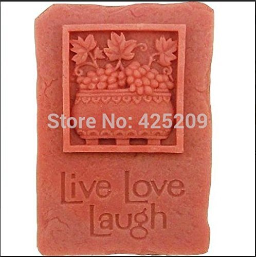 Pinkie Tm LIVE LOVE LAUGH Silicone Handmade Soap Mold ,DIY Molds,candle molds,silica gel mould,silicon moulds... N5