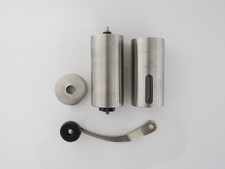 House of Barista's Ceramic Coffee Grinder - Compact & Portable Manual Burr Coffee Mill (Aeropress & French Press... N6