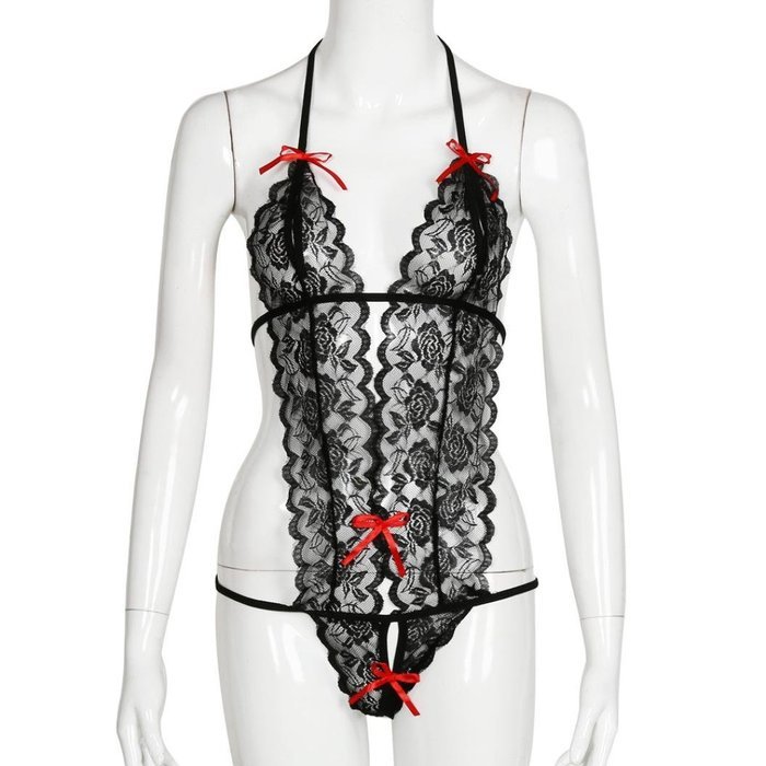 Underwear, PHOTNO Lace Lady Underwear Nightwear Sleepwear Babydoll Dress Jumpsuits lingerie N9