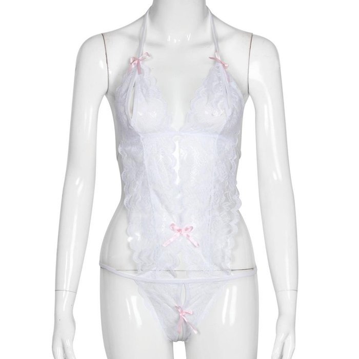 Underwear, PHOTNO Lace Lady Underwear Nightwear Sleepwear Babydoll Dress Jumpsuits lingerie N10